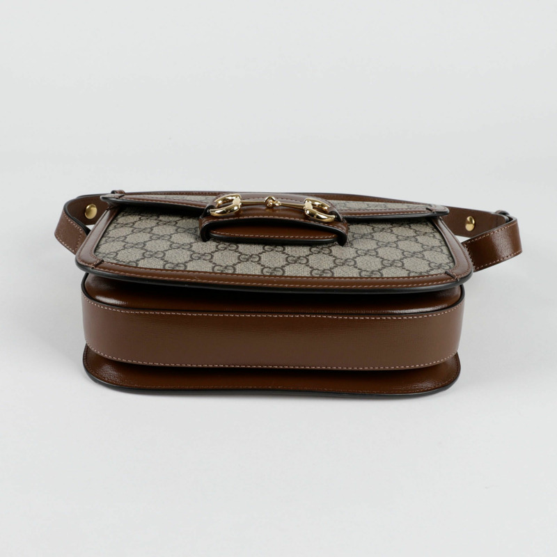 【包稅】GUCCI Horsebit 1955 小號肩斜背包-5