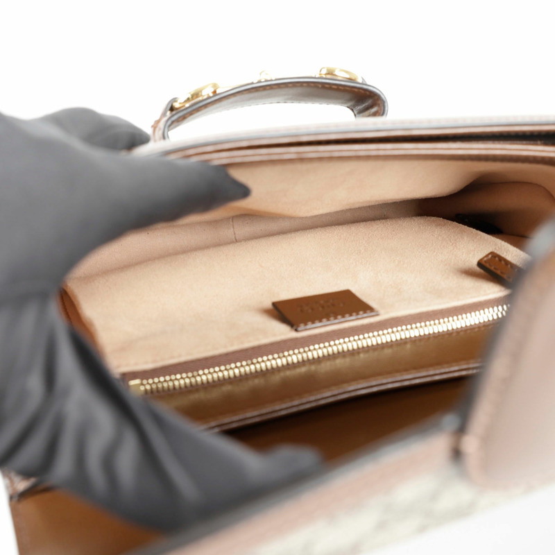 【包稅】GUCCI Horsebit 1955 小號肩斜背包-7