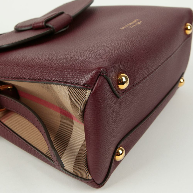 BURBERRY Camberley 小號托特單肩包-6