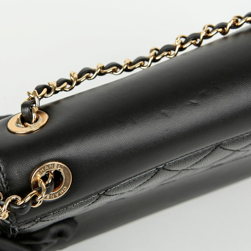 CHANEL Coco Roll 塊狀翻蓋鏈條單肩斜背包-9