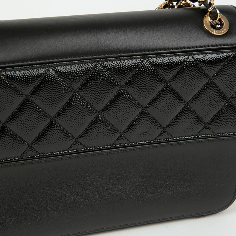 【包稅】CHANEL Coco Roll Block翻蓋鏈條單肩斜背包-4