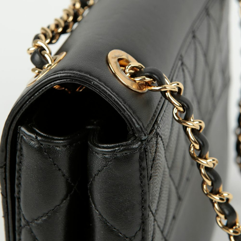 【包稅】CHANEL Coco Roll Block翻蓋鏈條單肩斜背包-6