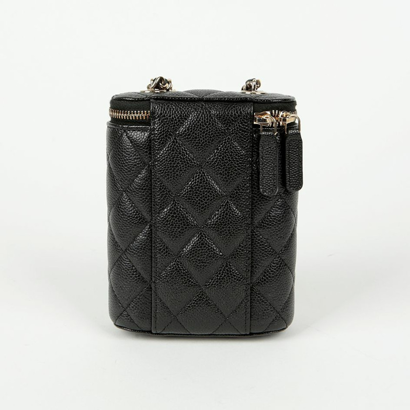 CHANEL Caviar Cosmetic Vanity 單肩斜背包-3