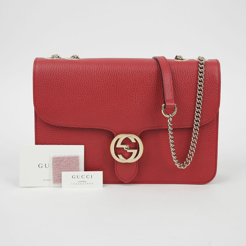 GUCCI 510303 互扣式中型鏈條單肩包