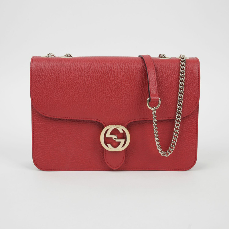 GUCCI 510303 互扣式中型鏈條單肩包-1