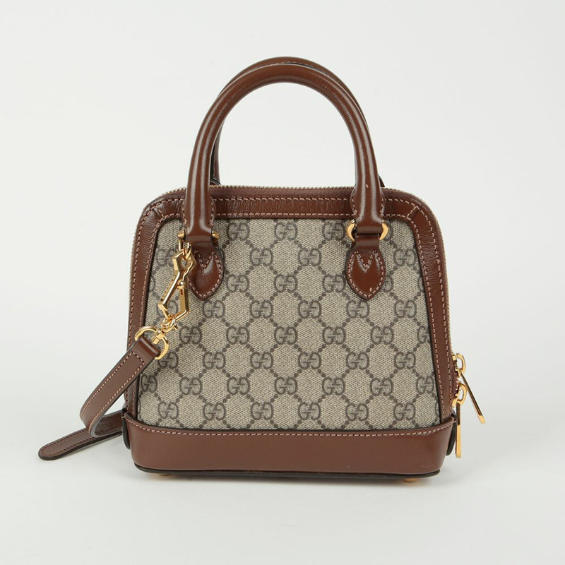GUCCI Horsebit 1955 迷你頂部提把托特單肩包-3