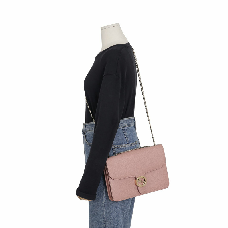 GUCCI 510303 互扣式中型單肩包-9