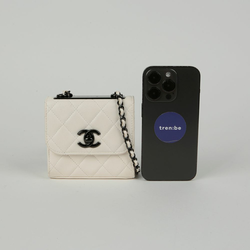 CHANEL 時尚CC迷你肩斜背包-10
