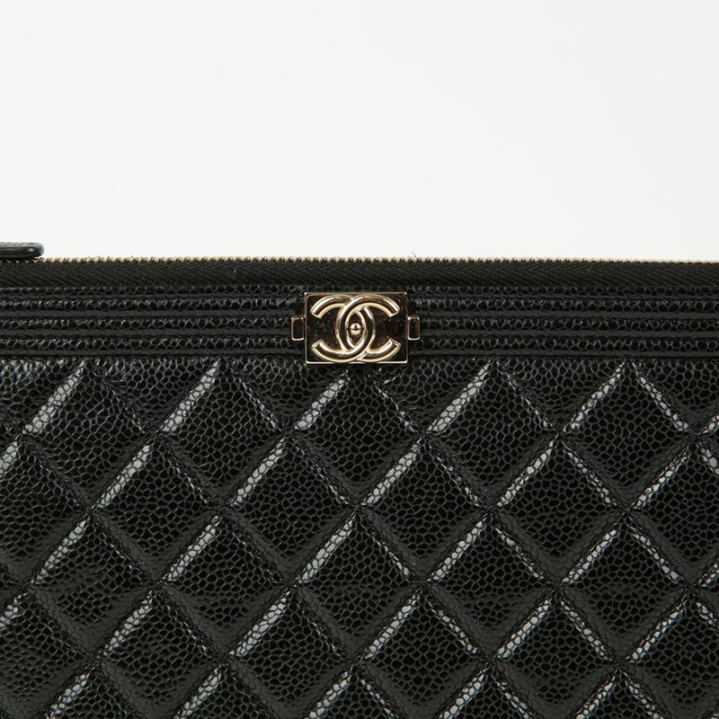 【包稅】CHANEL Caviar Boy 新款中型手拿包-2