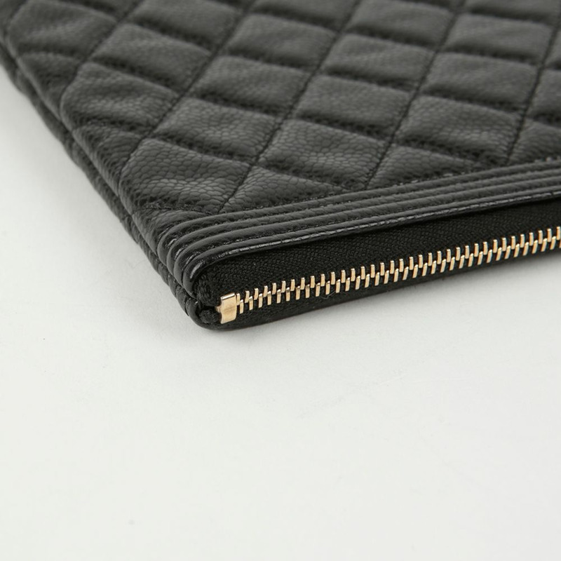 【包稅】CHANEL Caviar Boy 新款中型手拿包-7