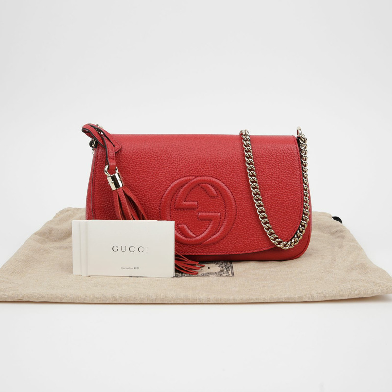 GUCCI Soho 流蘇單肩斜背包 536224-0