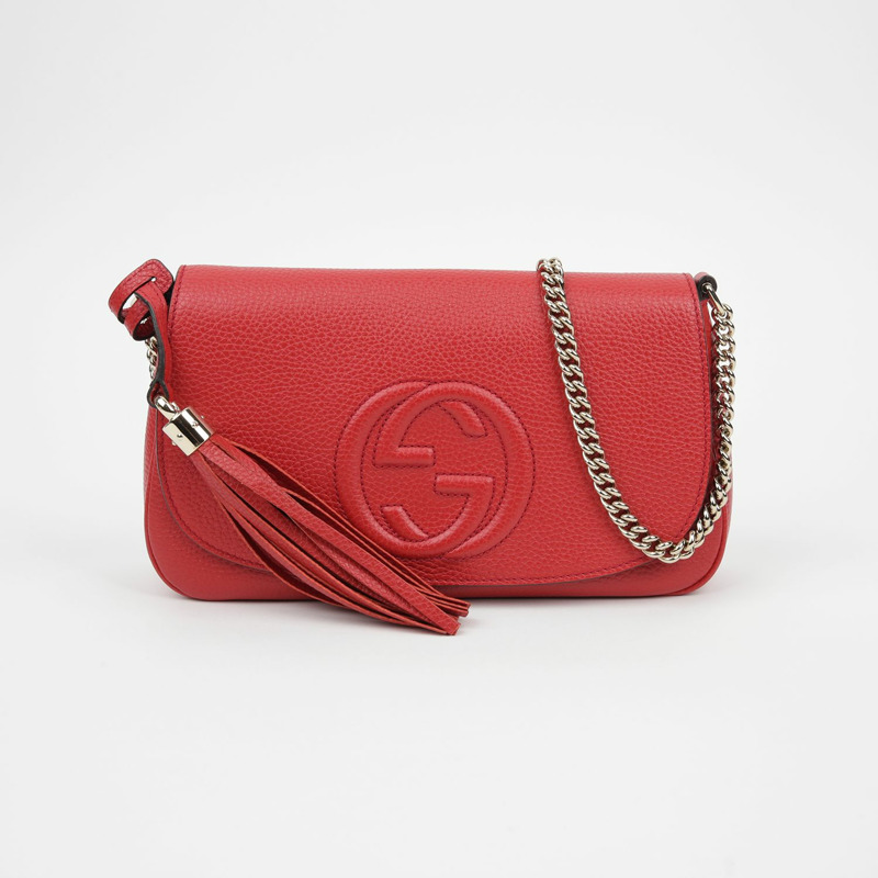 GUCCI Soho 流蘇單肩斜背包 536224-1