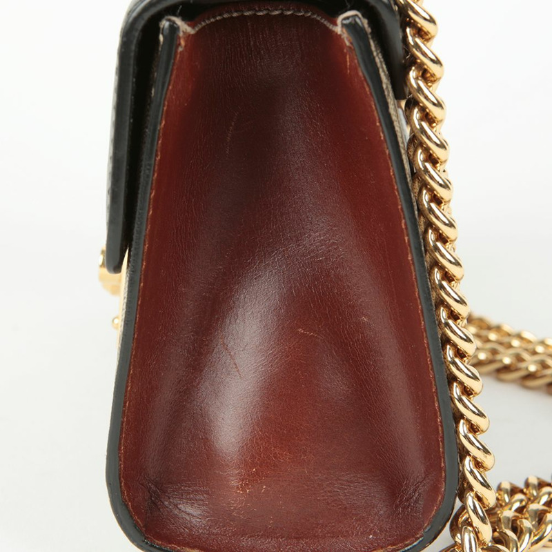 GUCCI Paddle Lock 小號鏈條單肩斜背包 409487-10