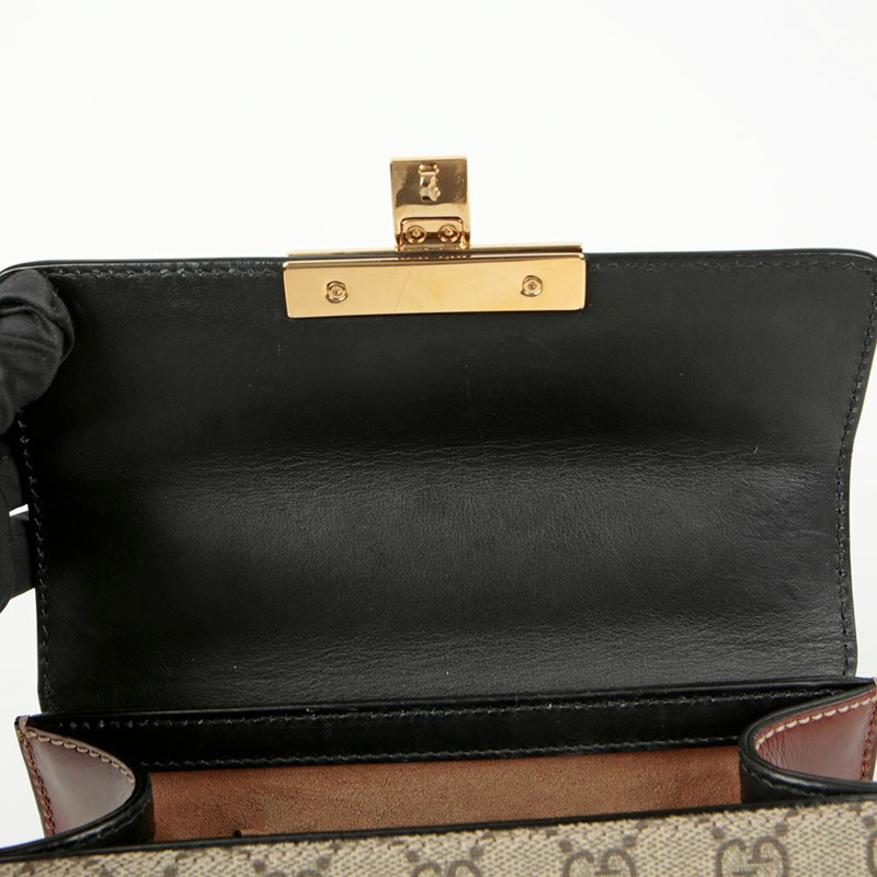 GUCCI Paddle Lock 小號鏈條單肩斜背包 409487-13