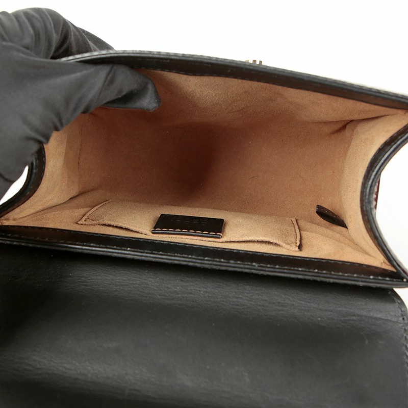 GUCCI Paddle Lock 小號鏈條單肩斜背包 409487-15