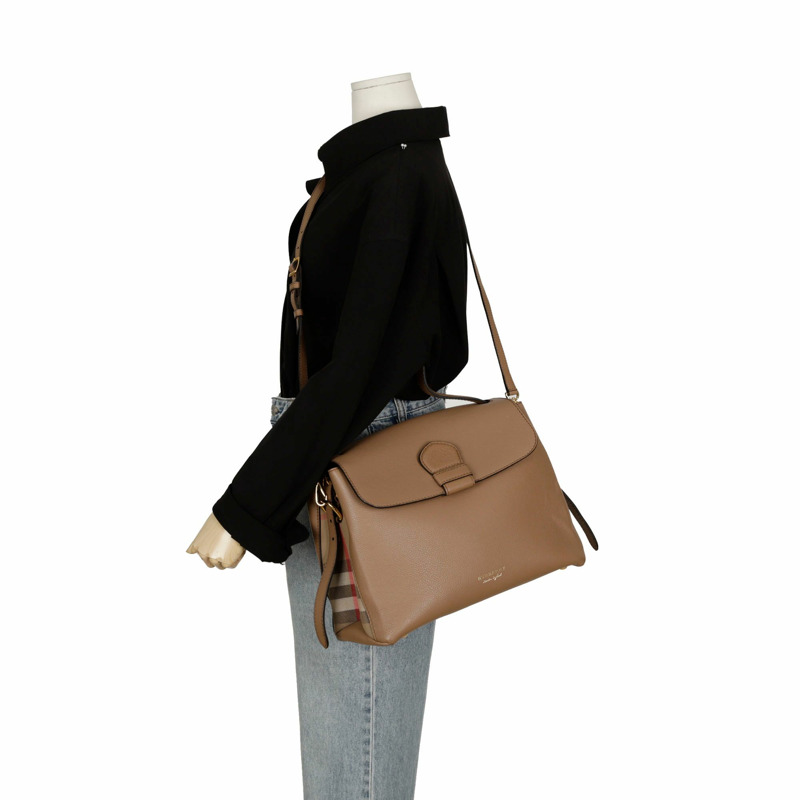 BURBERRY Cambree 中型托特單肩包-10