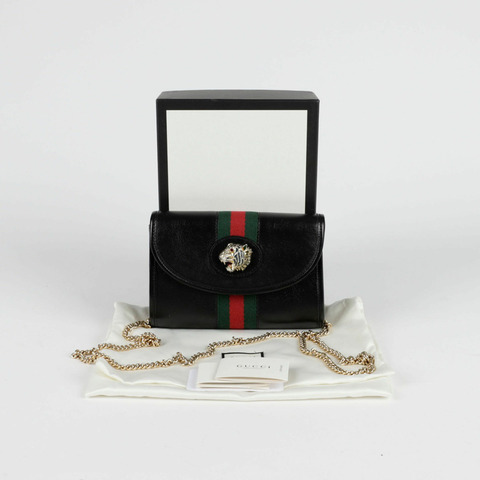 GUCCI Raza Taiga 鏈條單肩斜背包