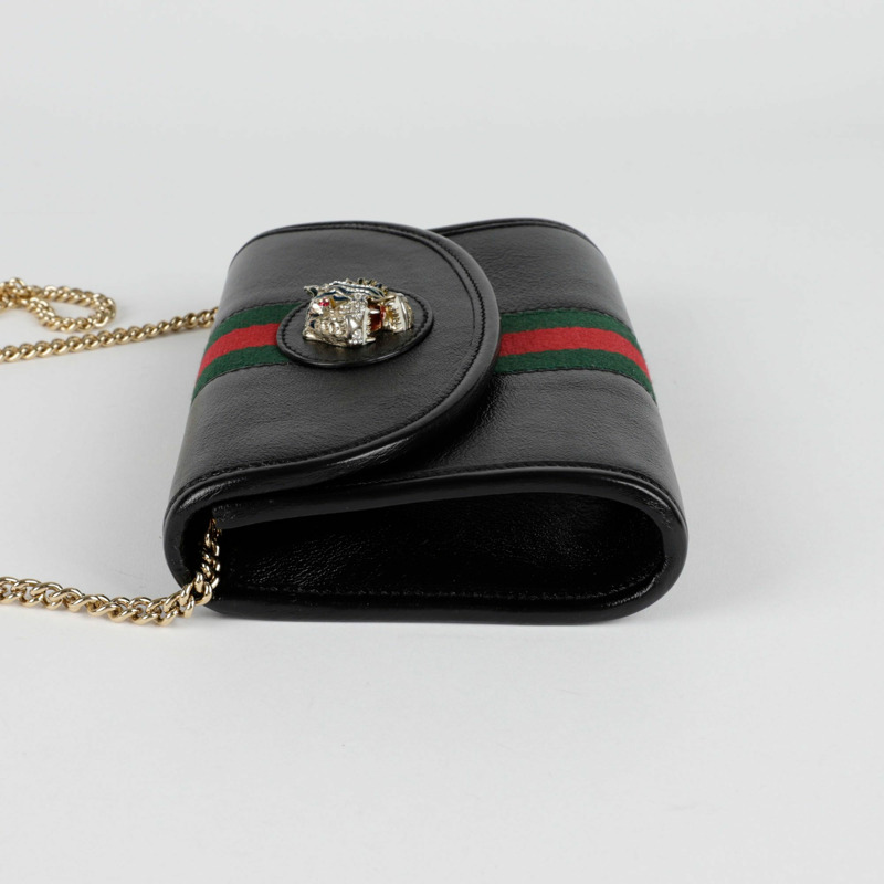 【包稅】GUCCI Raza Taiga 鏈條單肩斜背包-5