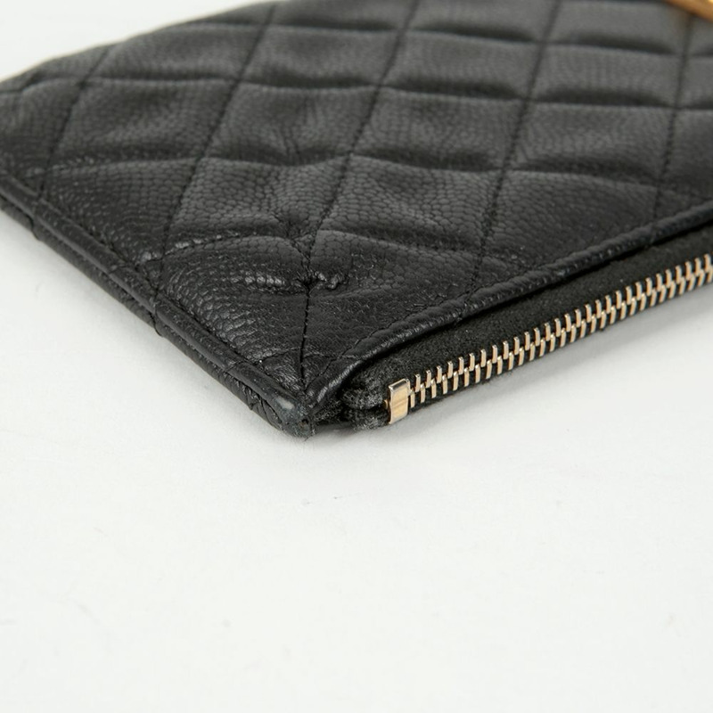 CHANEL Caviar Skin Boy 手機夾卡包-5