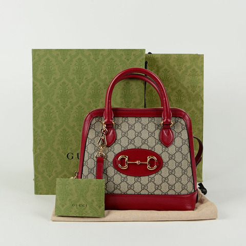 GUCCI Horsebit 1955 小號頂部提把托特單肩包