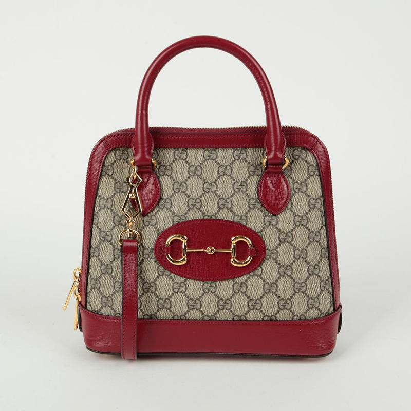 GUCCI Horsebit 1955 小號頂部提把托特單肩包-1
