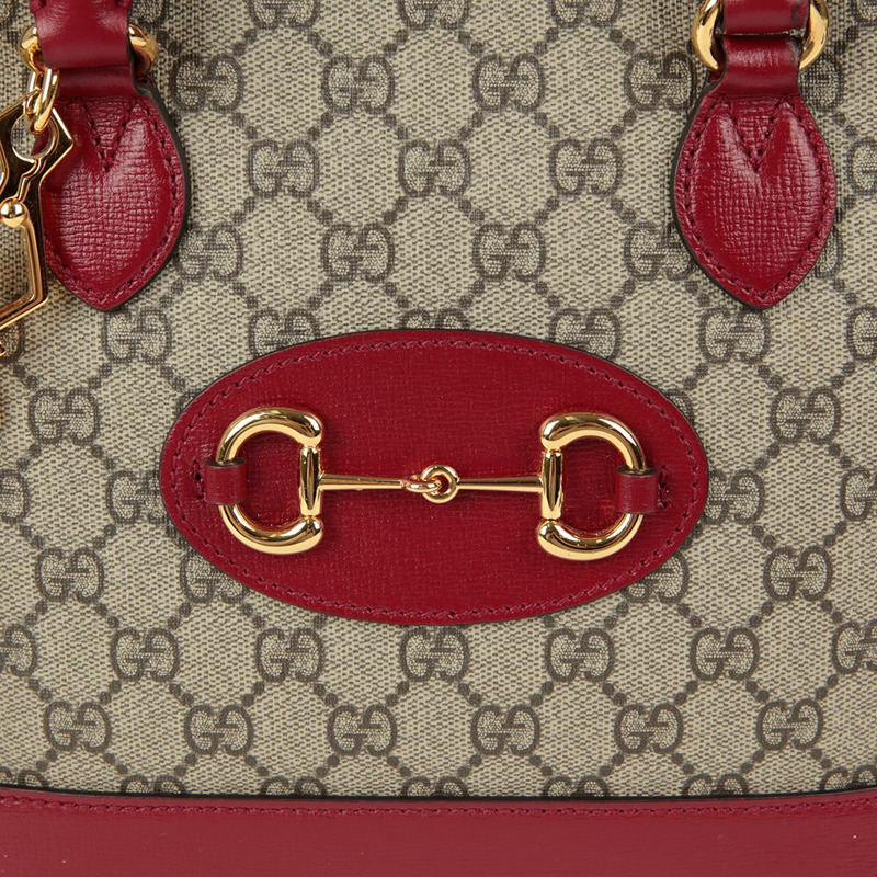 GUCCI Horsebit 1955 小號頂部提把托特單肩包-4