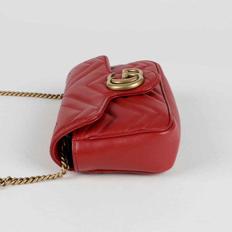 【包稅】GUCCI 476433 GG Marmont 超迷你鏈條單肩斜背包-3