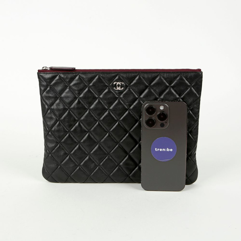 CHANEL 經典新款中型手拿包 A82545-11