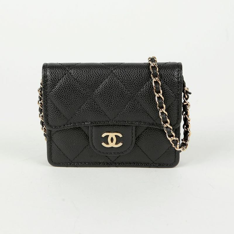 CHANEL Caviar Skin Accordion WOC 斜背包-1
