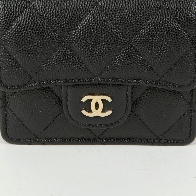 CHANEL Caviar Skin Accordion WOC 斜背包-2