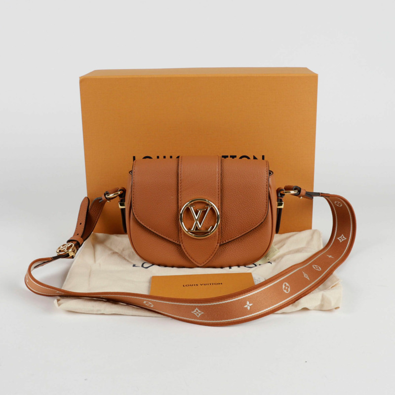 LOUIS VUITTON LV Pont Neuf Sienne Dore 斜背包-0