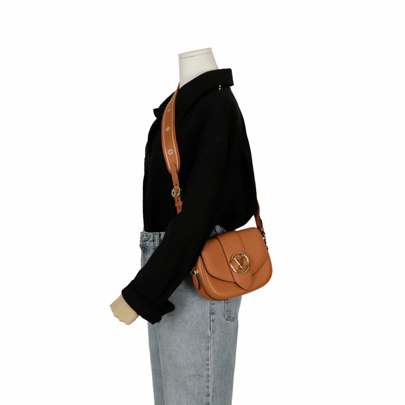 LOUIS VUITTON LV Pont Neuf Sienne Dore 斜背包-10