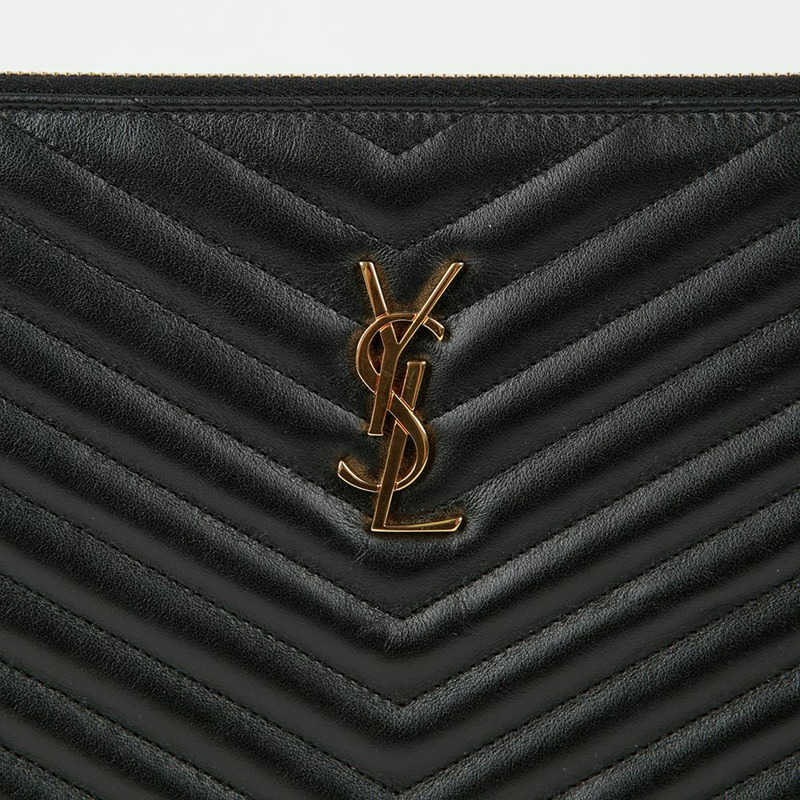 SAINT LAURENT Monogram 資料夾手拿包 440222-2