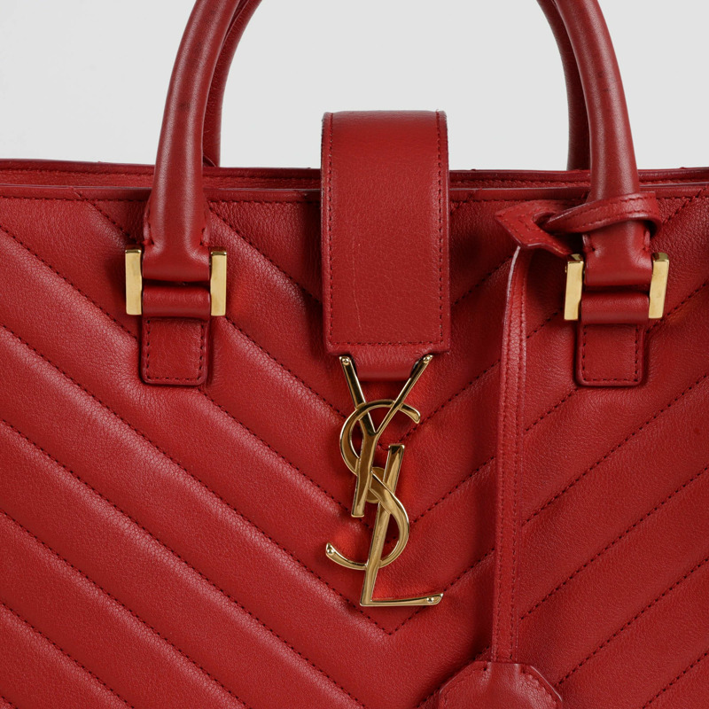 SAINT LAURENT Chevron Cabas 小號手提包-1