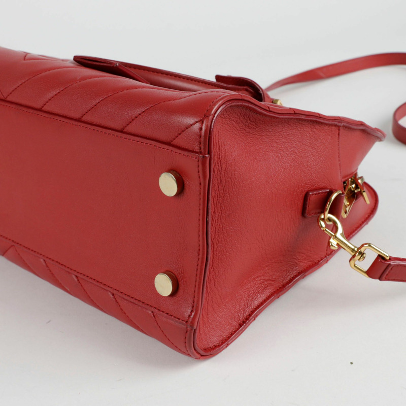 SAINT LAURENT Chevron Cabas 小號手提包-8