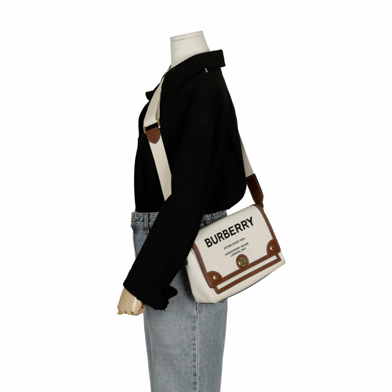 BURBERRY Note Hesperie 印花肩斜背包 8030249-12