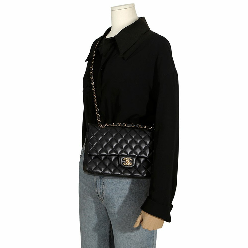 CHANEL 經典中型單肩包 A01112-12