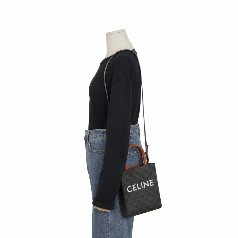 CELINE Vertical Cabas 迷你托特單肩包 194372BZK-8