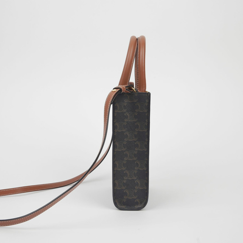 【包稅】CELINE 直式 Cabas 迷你手提單肩包 194372BZK-3