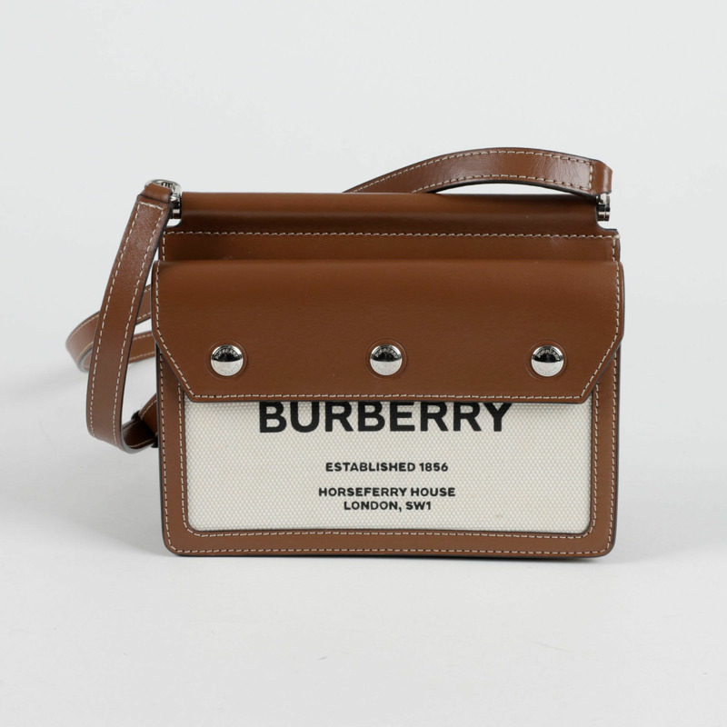 BURBERRY Hospri Title 口袋肩斜背包-0