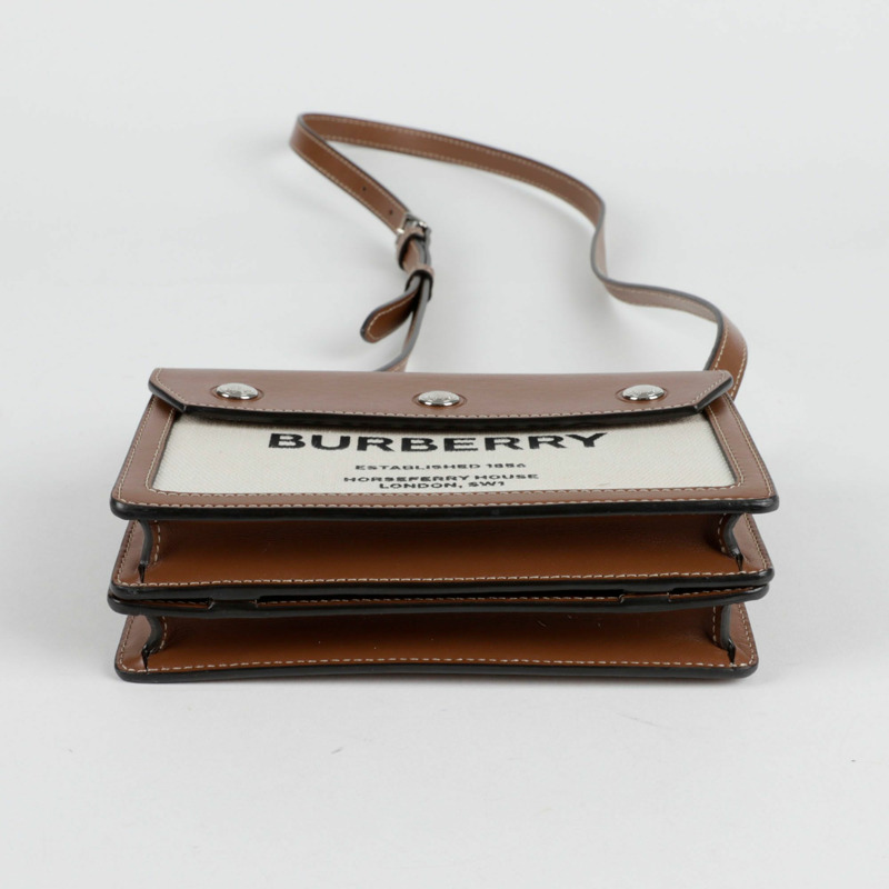 BURBERRY Hospri Title 口袋肩斜背包-5