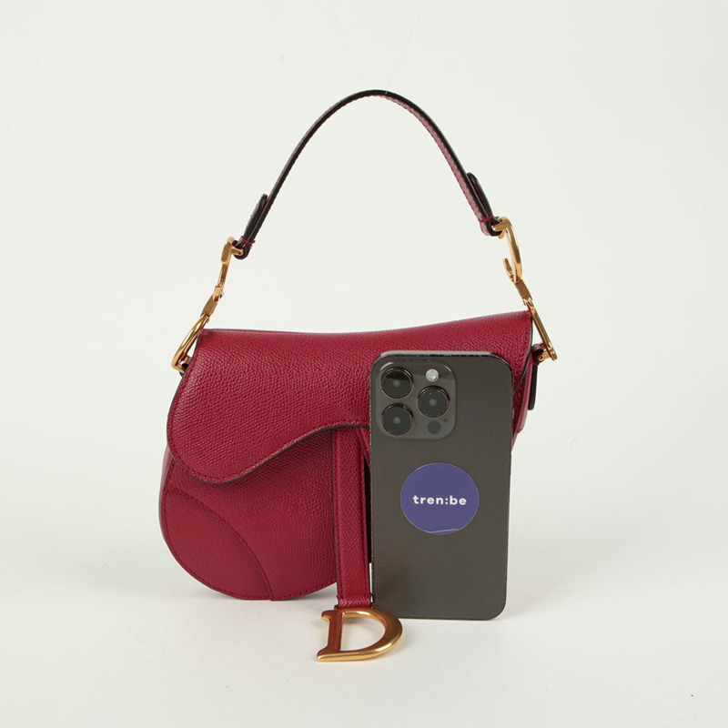 【包稅】DIOR M0447CWVG 馬鞍迷你手提單肩包-5