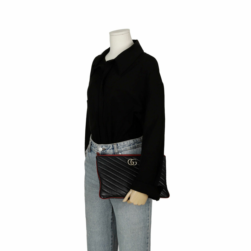 GUCCI GG Marmont 手拿包-11
