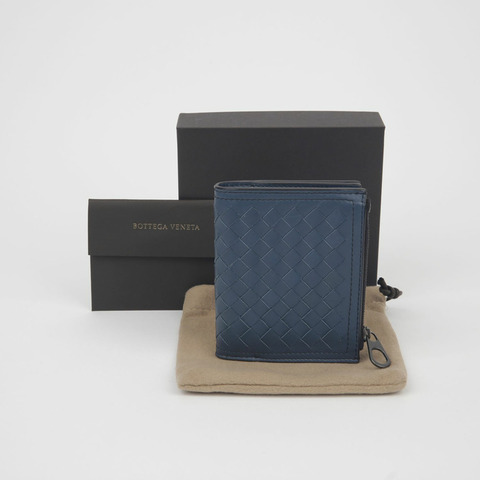 BOTTEGA VENETA Intrecciato雙拉鍊錢包