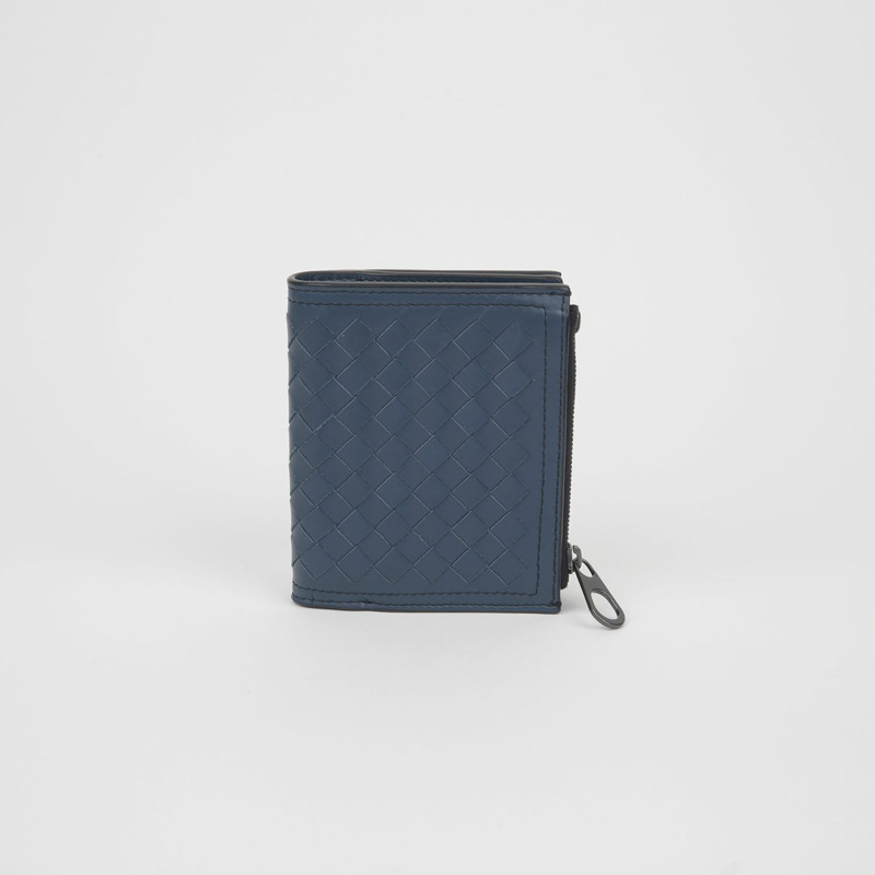 BOTTEGA VENETA Intrecciato雙拉鍊錢包-1
