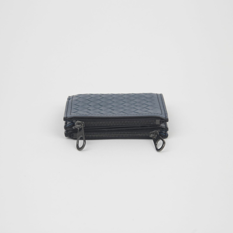 BOTTEGA VENETA Intrecciato雙拉鍊錢包-3