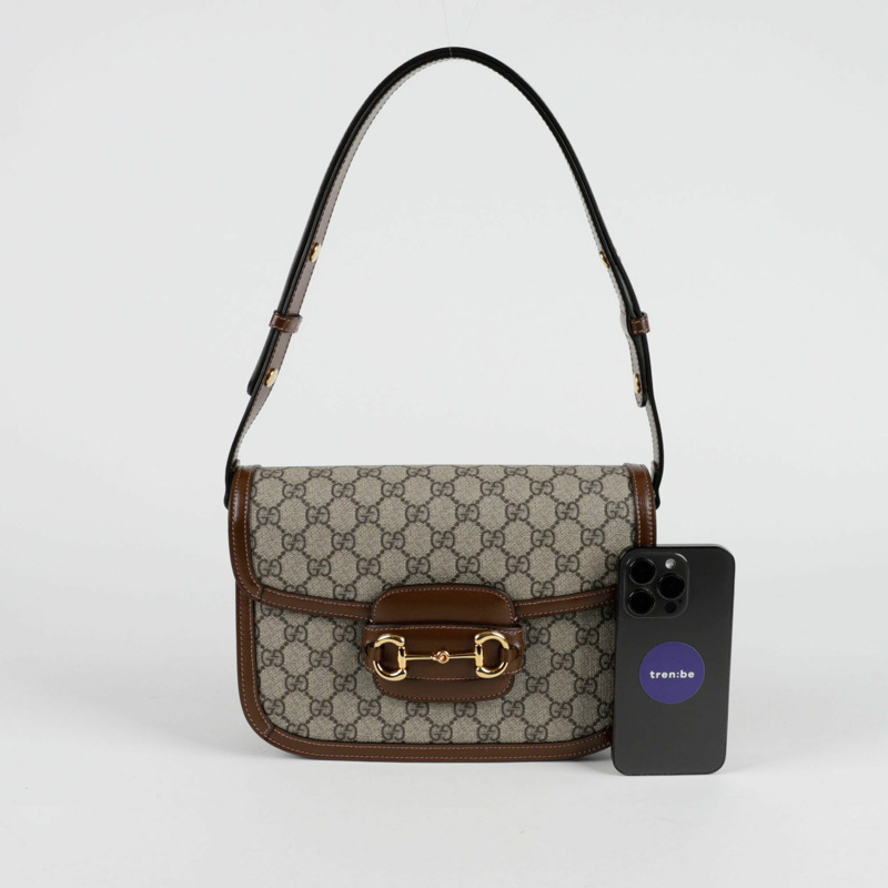 GUCCI Horsebit 1955 小號斜背包 602204-6