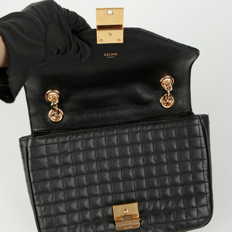 CELINE 絎縫 C 中單肩斜背包-8