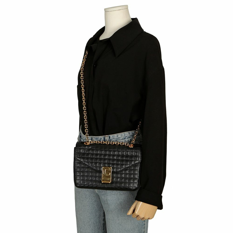 CELINE 絎縫 C 中單肩斜背包-10