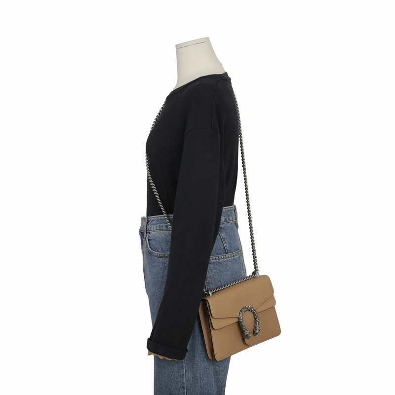 【包稅】GUCCI Dionysus迷你鏈條單肩斜背包 421970-7